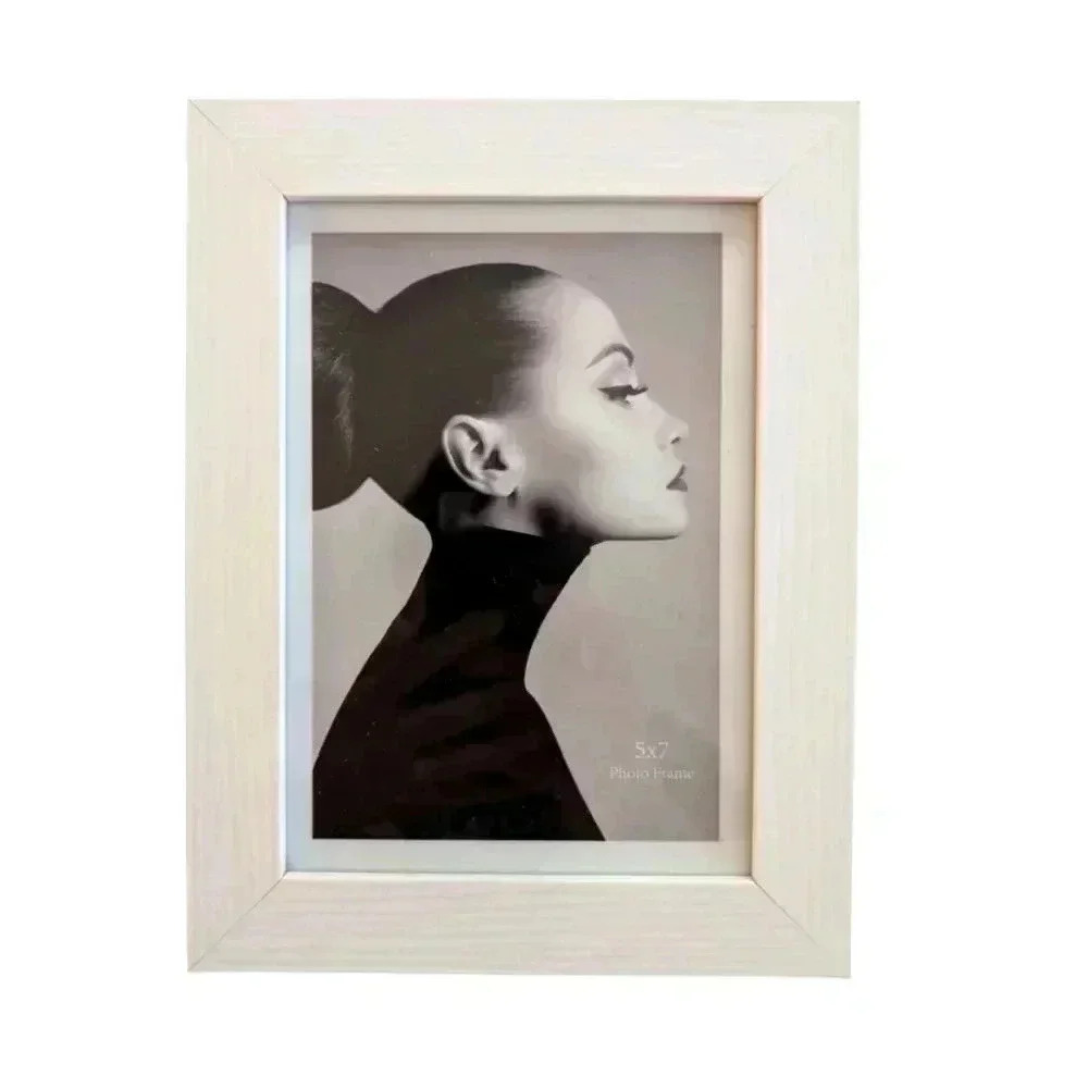 NWOT Hap Tim 5x7 Picture Frame White Wooden Photo Frames for Tabletop